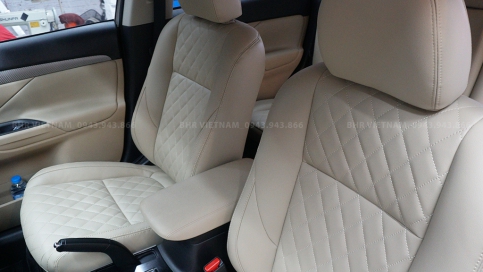 Bọc ghế da công nghiệp ô tô Mitsubishi Outlander: Cao cấp, Form mẫu chuẩn, mẫu mới nhất